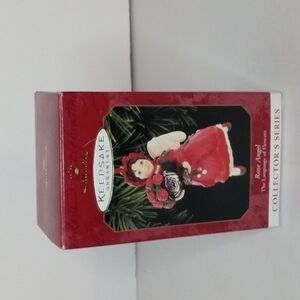 Hallmark KEEPSAKE Christmas Ornament Collector's Series - Rose Angel - 1999,